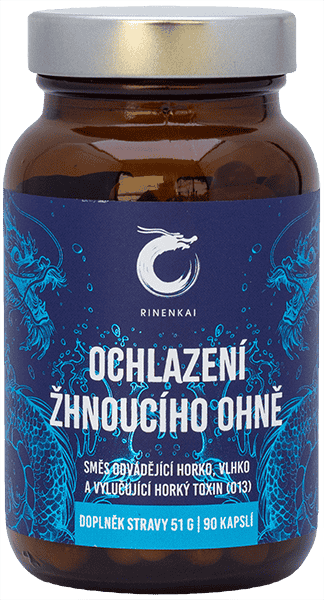 Nádobka na tablety Ochlazení žhnoucího ohně