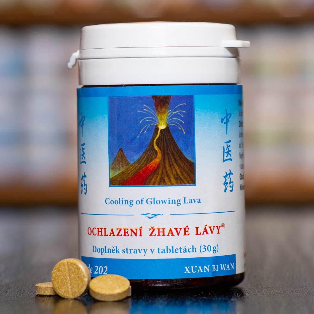 Ochlazení žhavé lávy