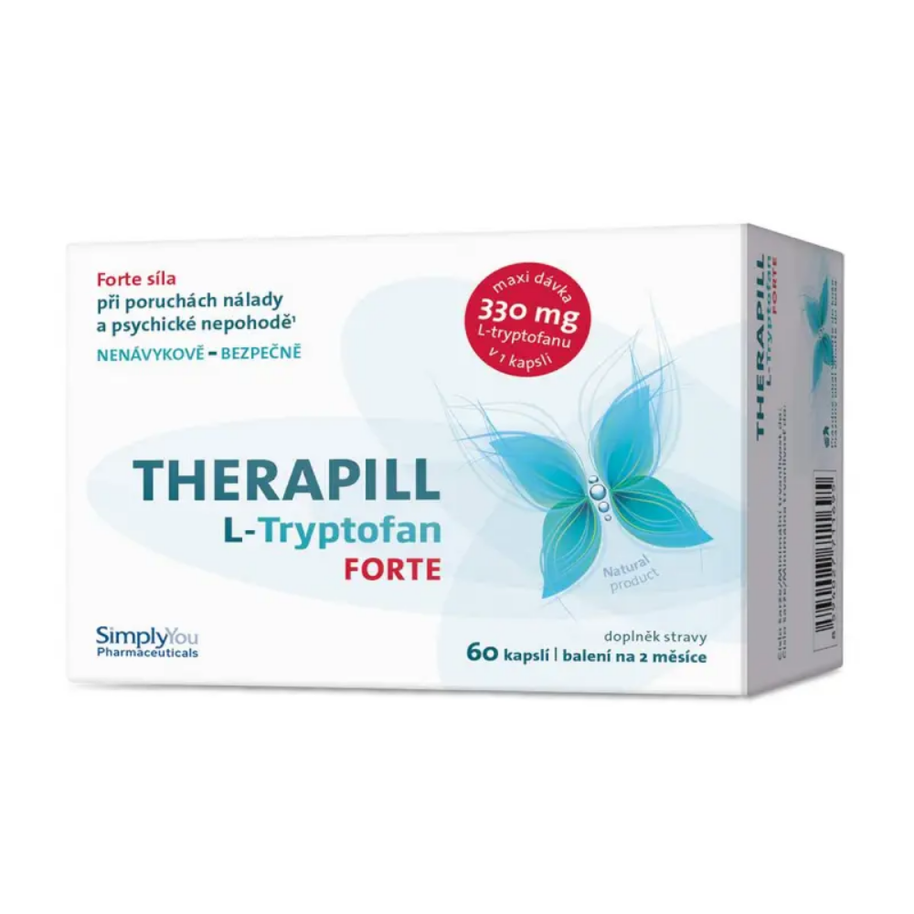 Obrázok z Therapill L-tryptofan FORTE 60 kapslí